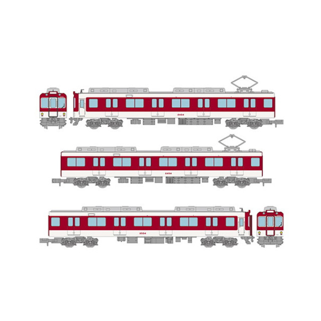 [RWM] 335627 鉄道コレクション(鉄コレ) 近畿日本鉄道2430系 3両セット(動力無し) Nゲージ 鉄道模型 TOMITEC(トミーテック)