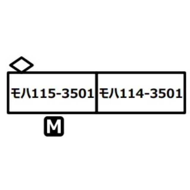 [RWM] A0462 115系3500番代 湘南色 中間車2両セット(動力付き) Nゲージ 鉄道模型 MICRO ACE(マイクロエース)