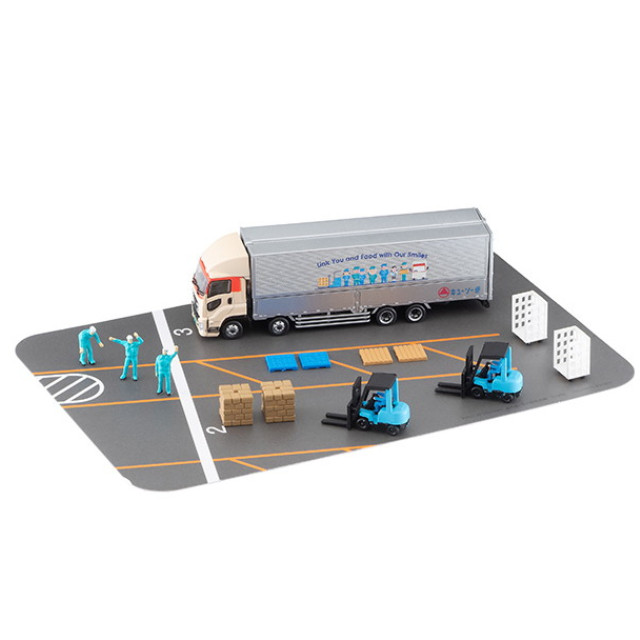 [RWM] 329589 ザ・トラックコレクション 物流現場ウィングバンセットD キユーソー便 Nゲージ 鉄道模型 TOMYTEC(トミーテック)
