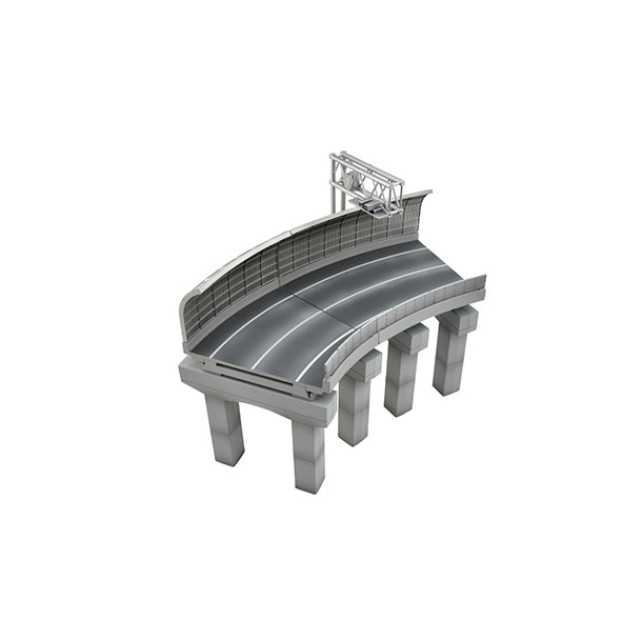 [RWM] 330264 建物コレクション(建コレ) 187 高速道路カーブセット Nゲージ 鉄道模型 TOMYTEC(トミーテック)