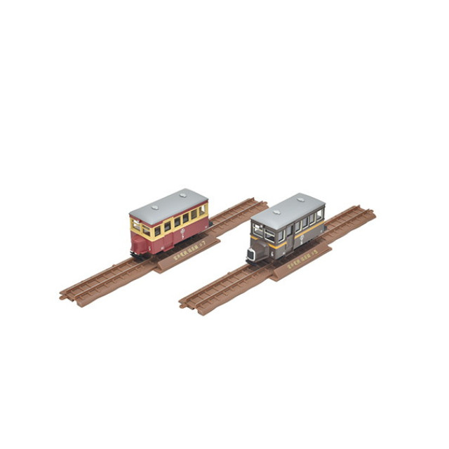 [RWM] 331698 鉄道コレクション(鉄コレ) ナローゲージ80 猫屋線 ジ7旧塗装・ジ5茶色塗装 2両セット(動力無し) HOナローゲージ 鉄道模型 TOMYTEC(トミーテック)
