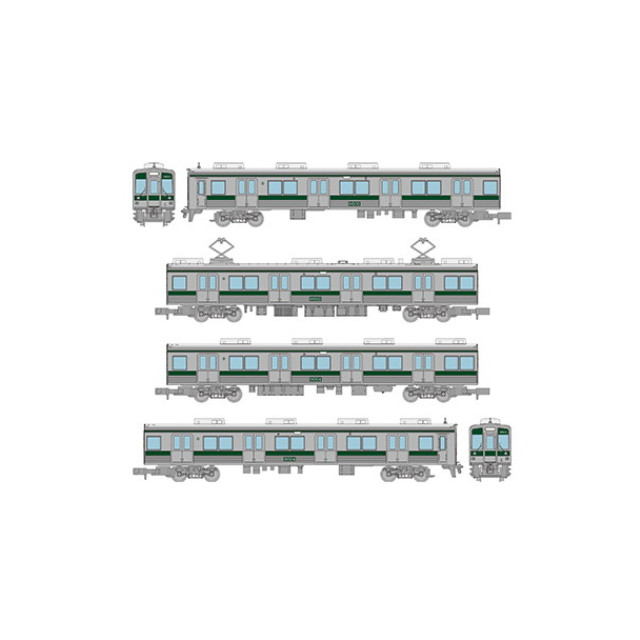 [RWM] 334361 鉄道コレクション(鉄コレ) 南海電気鉄道9000系(旧塗装・緑帯) 4両セットB(動力無し) Nゲージ 鉄道模型 TOMYTEC(トミーテック)