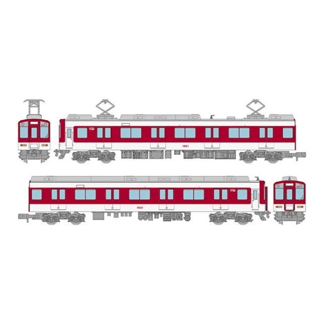 [RWM] 334286 鉄道コレクション(鉄コレ) 近畿日本鉄道1420系 2両セットA(動力無し) Nゲージ 鉄道模型 TOMYTEC(トミーテック)