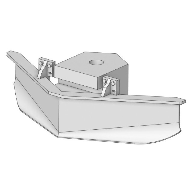 [RWM] TW-HO-org5 スノウプロウA(3Dプリンティング製)+ED141番号板+GE製造所銘板(未塗装) 1両分 HOゲージ 鉄道模型 TRAMWAY(トラムウェイ)