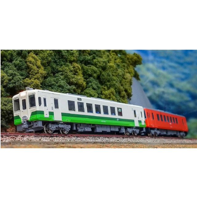[RWM] 50793 JRキハ110形(只見線・キハ40系カラー)(動力付き) Nゲージ 鉄道模型 GREENMAX(グリーンマックス)