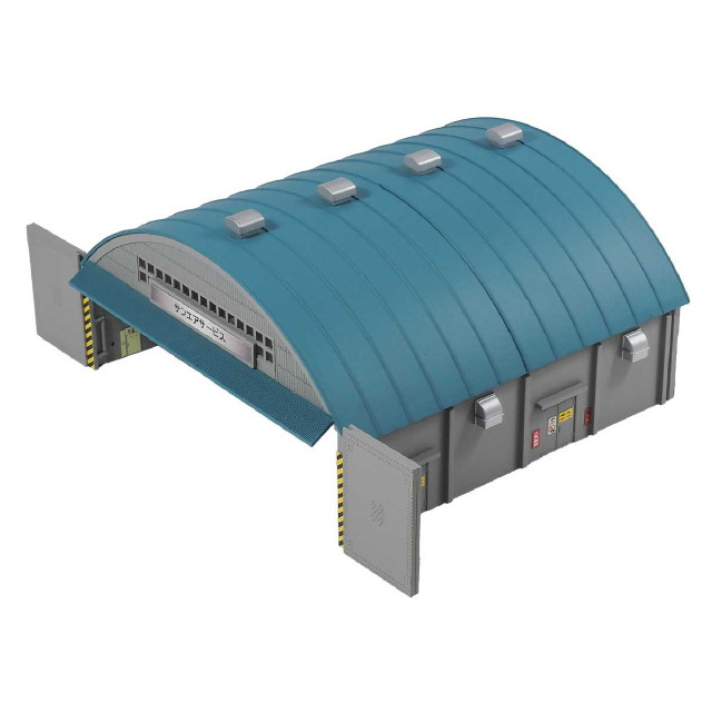 [RWM] 2905 着色済みストラクチャーキット 着色済み 格納庫 Nゲージ 鉄道模型 GREENMAX(グリーンマックス)