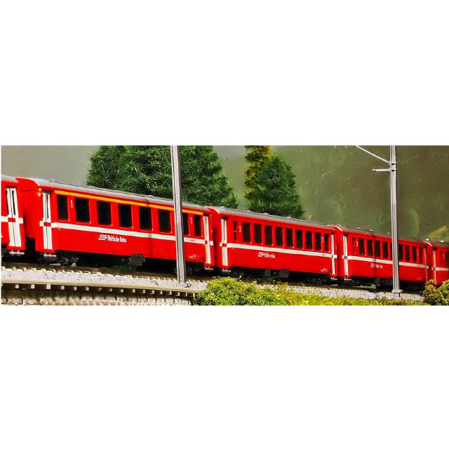 [RWM] (再販)10-1414 アルプスの赤い客車 EWI 増結セット(4両)(動力無し) Nゲージ 鉄道模型 KATO(カトー)
