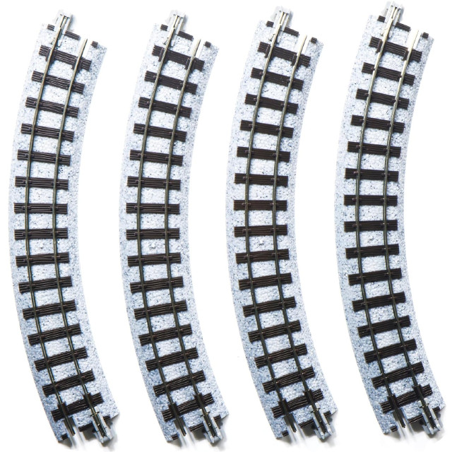 [RWM] 52-220 ナローゲージユニトラック 曲線線路R183-45°(4本入) ナローゲージ 鉄道模型 KATO(カトー)