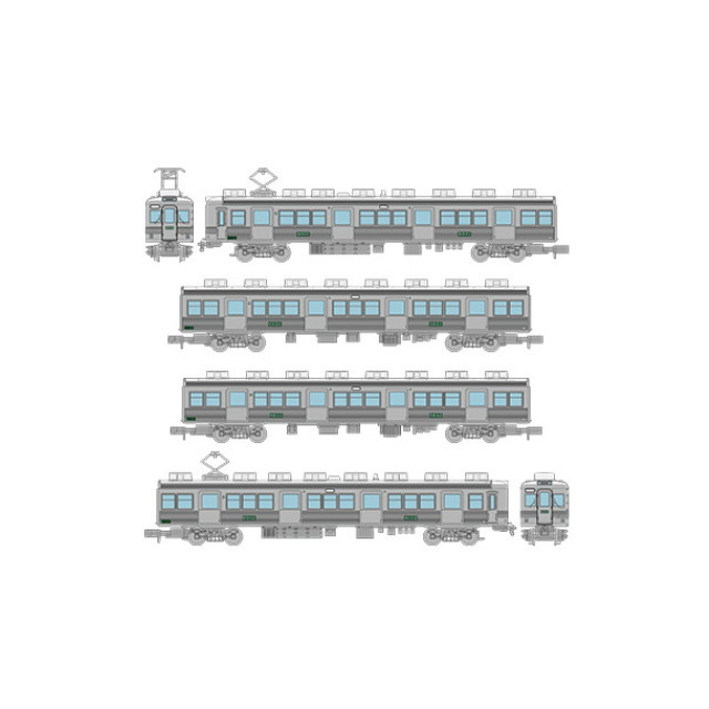 [RWM] 335177 鉄道コレクション(鉄コレ) 南海電気鉄道6000系(なつかしのステンレス無塗装) 4両セット(動力無し) Nゲージ 鉄道模型 TOMYTEC(トミーテック)