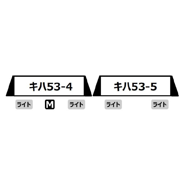 [RWM] A2573 キハ53-0番代 小浜線色 2両セット(動力付き) Nゲージ 鉄道模型 MICRO ACE(マイクロエース)