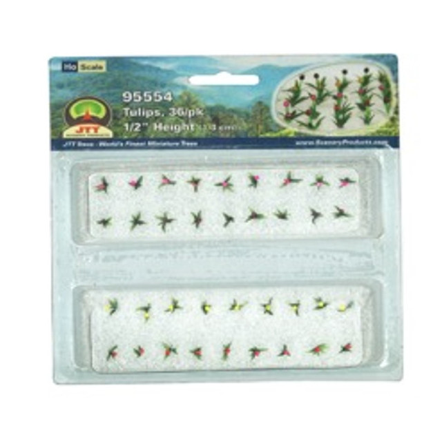 [RWM] (再販) JTT95554 チューリップ HO スケール (36本セット)(ジオラマ・鉄道レイアウト用) HOゲージ 鉄道模型 JTT