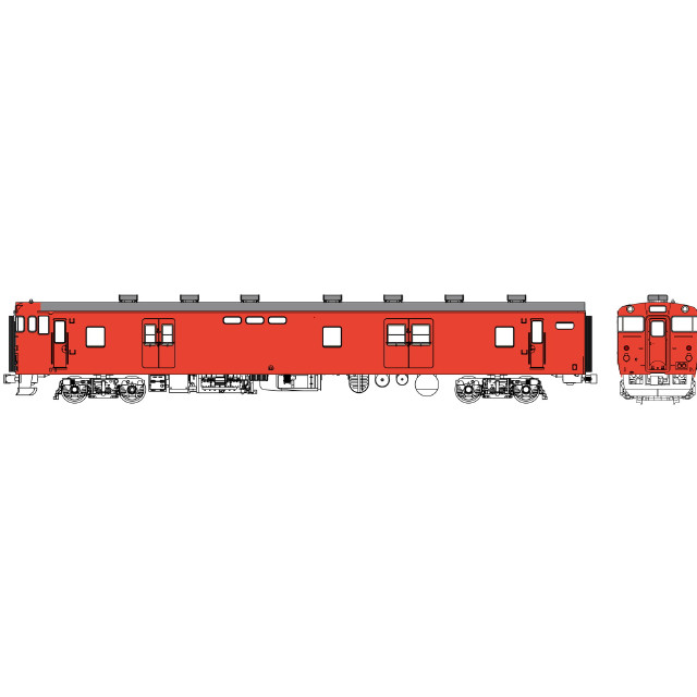 [RWM] TW-KYN28B-T 国鉄キユニ28 首都圏色(動力無し) HOゲージ 鉄道模型 TRAMWAY(トラムウェイ)