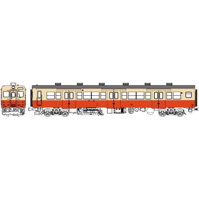 [RWM] TW-K35-500A-T 国鉄キハ35 寒地向一般色(動力無し) HOゲージ 鉄道模型 TRAMWAY(トラムウェイ)