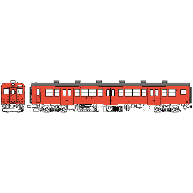 [RWM] TW-K35-500B-M 国鉄キハ35 寒地向首都圏色(動力付き) HOゲージ 鉄道模型 TRAMWAY(トラムウェイ)