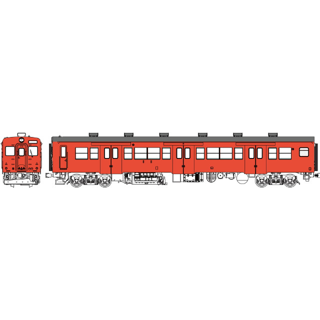[RWM] TW-K35-500B-T 国鉄キハ35 寒地向首都圏色(動力無し) HOゲージ 鉄道模型 TRAMWAY(トラムウェイ)