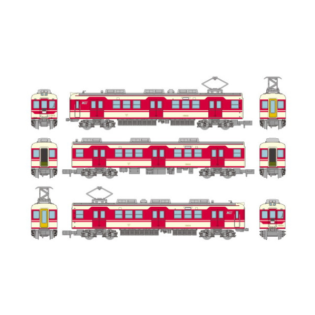 [RWM] 336389 鉄道コレクション(鉄コレ) 神戸電鉄1000系(1503編成) 3両セット(動力無し) Nゲージ 鉄道模型 TOMYTEC(トミーテック)