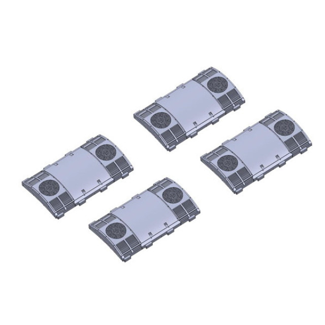 [RWM] PC6065 AU75G形クーラー(III)(4個入) Nゲージ 鉄道模型 TOMIX(トミックス)