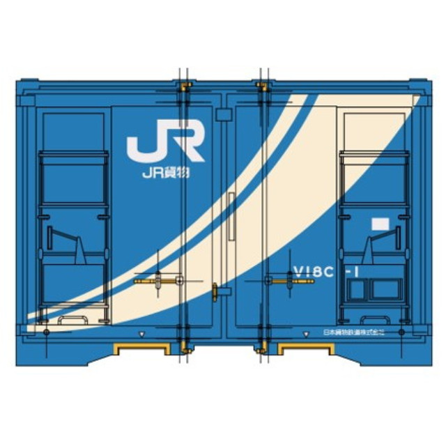 [RWM] (再販) 904M 12ft JR貨物V18C形コンテナVer3 新製時風色 HOゲージ 鉄道模型 MODEL icon(モデルアイコン)