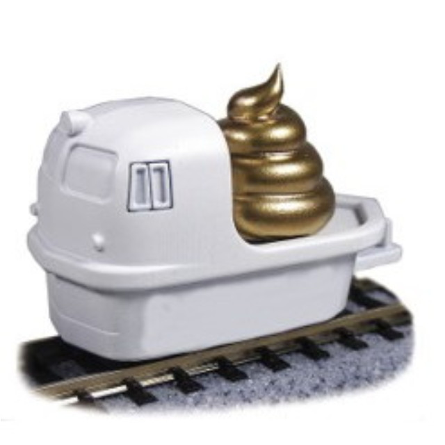 [RWM] JT-05 Joke train(ジョークトレイン)シリーズ べんき機関車(金うん)(動力付き) Nゲージ 鉄道模型 TGW(津川洋行)