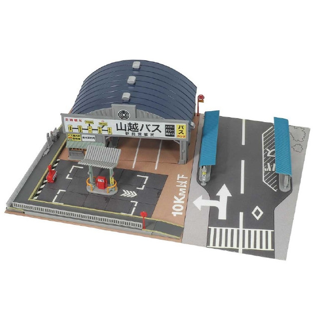 [RWM] 2912 着色済みストラクチャーキット バス営業所 Nゲージ 鉄道模型 GREENMAX(グリーンマックス)