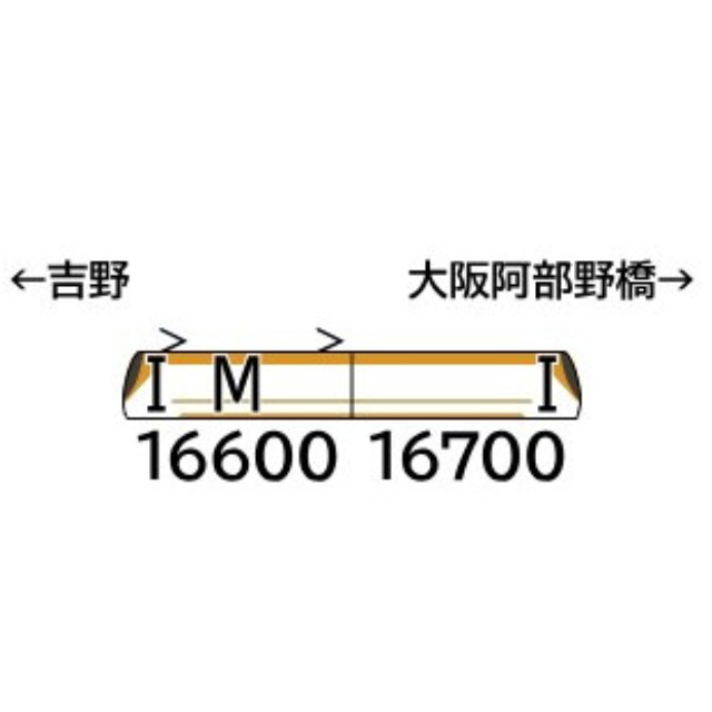 [RWM] 32074 近鉄16600系Ace(新塗装・車番選択式) 基本2両編成セット(動力付き) Nゲージ 鉄道模型 GREENMAX(グリーンマックス)