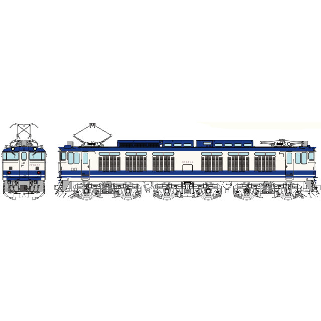 [RWM] TW-EF64Z EF6435ユーロライナー色(ツララヨケ撤去後)(動力付き) HOゲージ 鉄道模型 TRAMWAY(トラムウェイ)