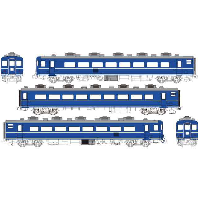 [RWM] TW-14500X 国鉄14系500代座席車基本セットA(3両)(動力無し) HOゲージ 鉄道模型 TRAMWAY(トラムウェイ)