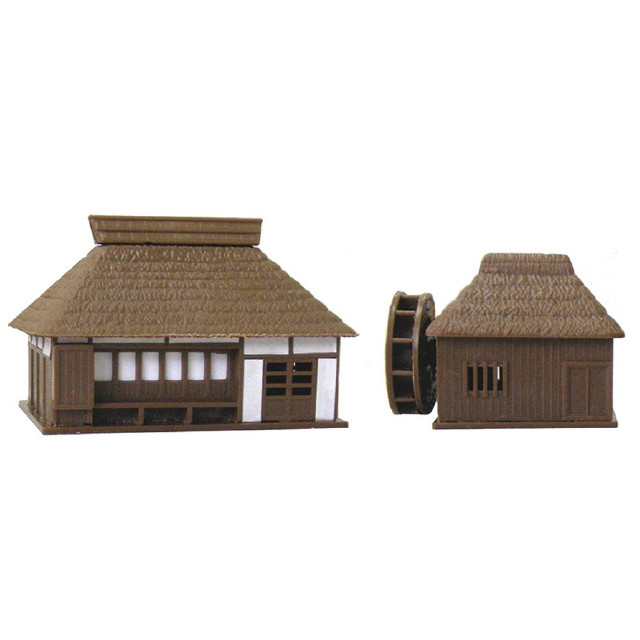[RWM] NA-104 農家・水車小屋 組立キット Nゲージ 鉄道模型 TGW(津川洋行)