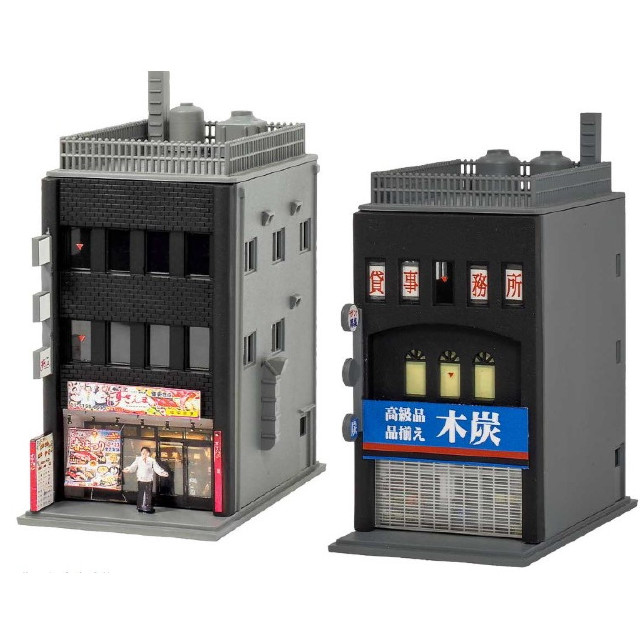 [RWM] 2657 着色済みストラクチャーキット 着色済み 商業ビル 3F まんぷく街道シリーズ/すしざんまい Nゲージ 鉄道模型 GREENMAX(グリーンマックス)