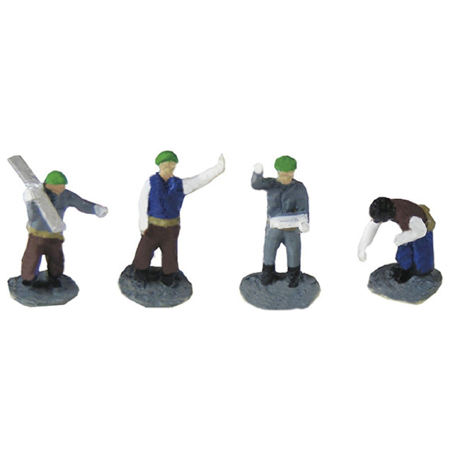 [RWM] NF-10 建設作業員 荷揚げ 4体入 Nゲージ 鉄道模型 TGW(津川洋行)