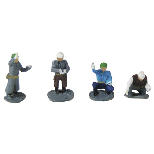 [RWM] NF-12 建設作業員 左官 4体入 Nゲージ 鉄道模型 TGW(津川洋行)