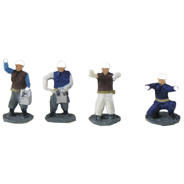 [RWM] NF-13 建設作業員 塗装・内装 4体入 Nゲージ 鉄道模型 TGW(津川洋行)