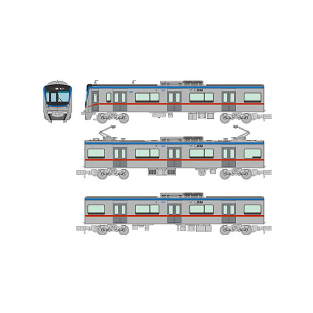 [RWM] 337805 鉄道コレクション(鉄コレ) 京成電鉄80000形 3両セット(動力無し) Nゲージ 鉄道模型 TOMYTEC(トミーテック)