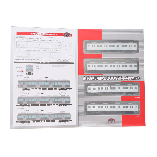 [RWM] 鉄道コレクション(鉄コレ) 東京急行電鉄8000系 基本4両セット 総合車両製作所 電車市場限定(動力無し) Nゲージ 鉄道模型 TOMYTEC(トミーテック)