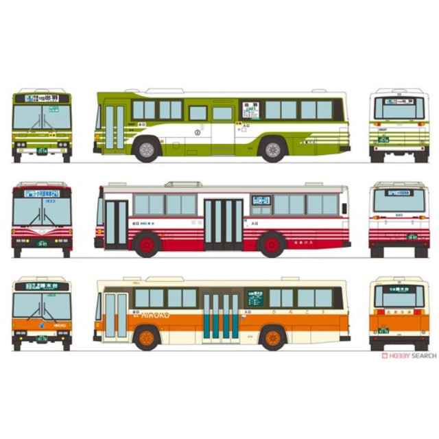 [RWM] 269922 ザ・バスコレクション 広島バスセンター開業60周年記念セット 3台セット Nゲージ 鉄道模型 TOMYTEC(トミーテック)