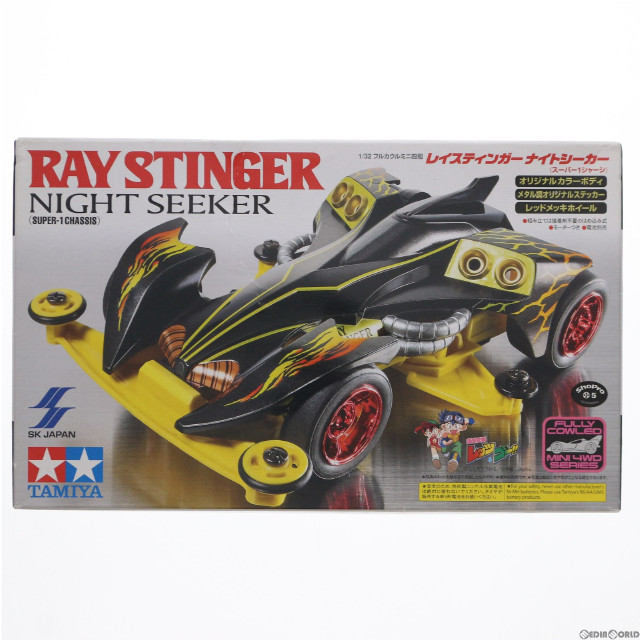 [PTM]1/32 レイスティンガー ナイトシーカー(ブラック) 爆走兄弟レッツ&ゴー!! フルカウルミニ四駆シリーズ プラモデル プライズ(92329) タミヤ/エスケイジャパン