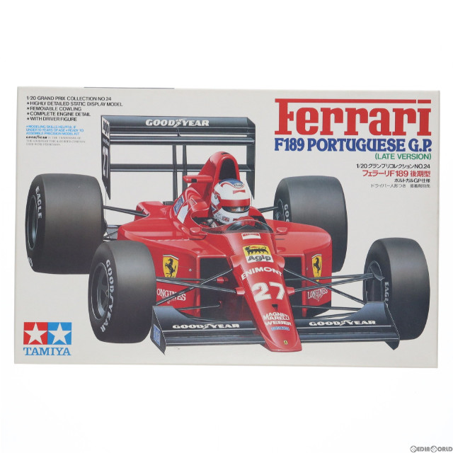 [PTM]1/20 フェラーリ F189 後期型 ポルトガルGP仕様 「グランプリコレクション No.24」 ディスプレイモデル [20024] 定価1500円版 プラモデル タミヤ