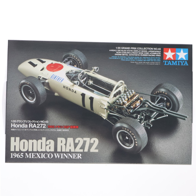 [PTM]1/20 Honda RA272 1965メキシコGP優勝車 「グランプリコレクション No.43」 [20043] プラモデル タミヤ