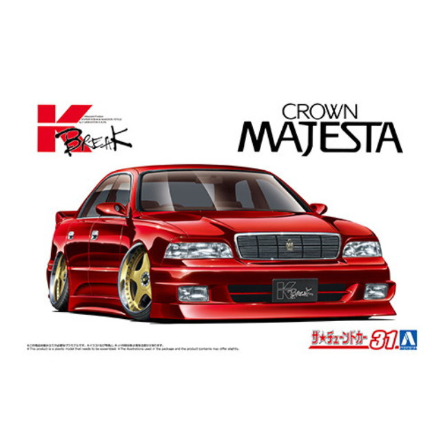 [PTM]1/24 K-BREAK UZS141マジェスタ ’91 トヨタ 「ザ・チューンドカーシリーズ No.31」 [063095] プラモデル アオシマ