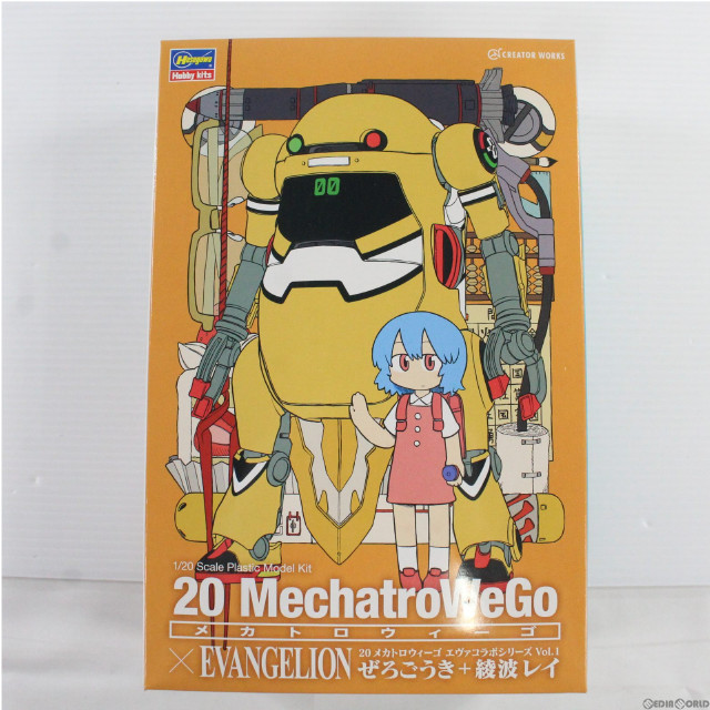 [PTM]1/20 ぜろごうき+綾波レイ 「メカトロウィーゴ×ヱヴァンゲリヲン新劇場版」 20メカトロウィーゴ エヴァコラボシリーズ Vol.1 [SP472] プラモデル ハセガワ