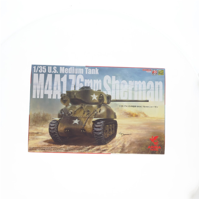 [PTM]1/35 アメリカ中戦車 M4A1 76mm シャーマン [35-047] プラモデル ASUKA Model(アスカモデル)