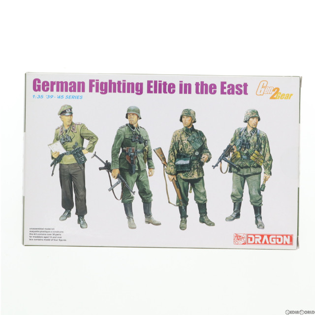 [PTM]1/35 WW.II ドイツ武装親衛隊 兵士 東部戦線 (フィギュア4体セット) [DR6692] プラモデル DRAGON(ドラゴン)