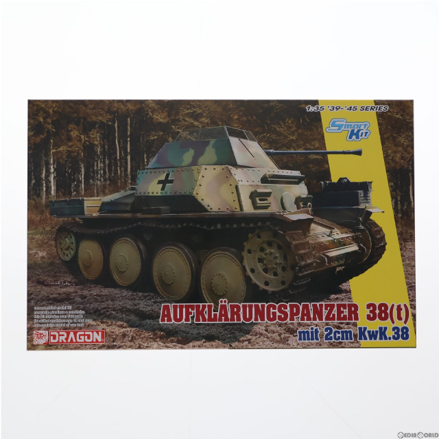 [PTM]1/35 WW.II ドイツ軍38t 偵察戦車 2cm Kw.K.38砲搭載型 [DR6890] プラモデル DRAGON(ドラゴン)