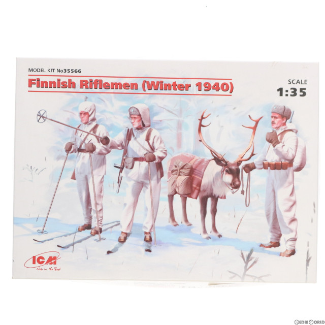 [PTM]1/35 フィンランド 狙撃兵(1940年 冬) プラモデル(35566) ICM