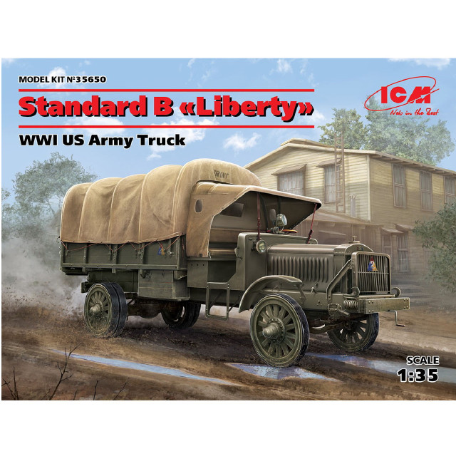[PTM]1/35 WWI アメリカ陸軍トラック スタンダードB リバティ [35650] プラモデル ICM