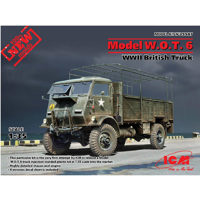 [PTM]1/35 イギリス フォード W.O.T.6 トラック [35507] プラモデル ICM