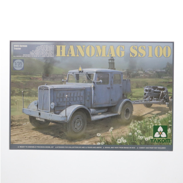 [PTM] 1/35 ドイツ軍トラクター ハノマーグ SS100 プラモデル(TKO2068) TAKOM(タコム)
