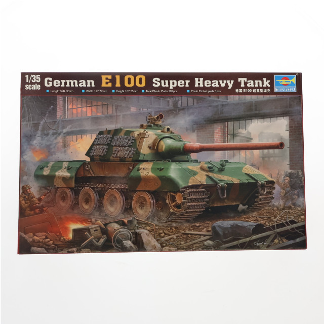 [PTM]1/35 ドイツ軍 超重戦車 E-100 プラモデル(00384) TRUMPETER(トランペッター)