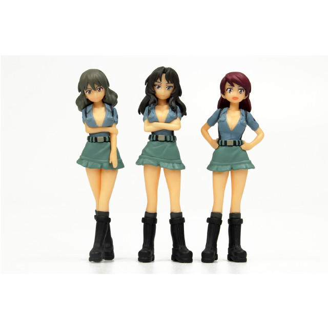 [PTM]1/35 青師団高校 フィギュア3体セット 「ガールズ&パンツァー 最終章」 レジンキャストキット [GPF-38] プラモデル プラッツ