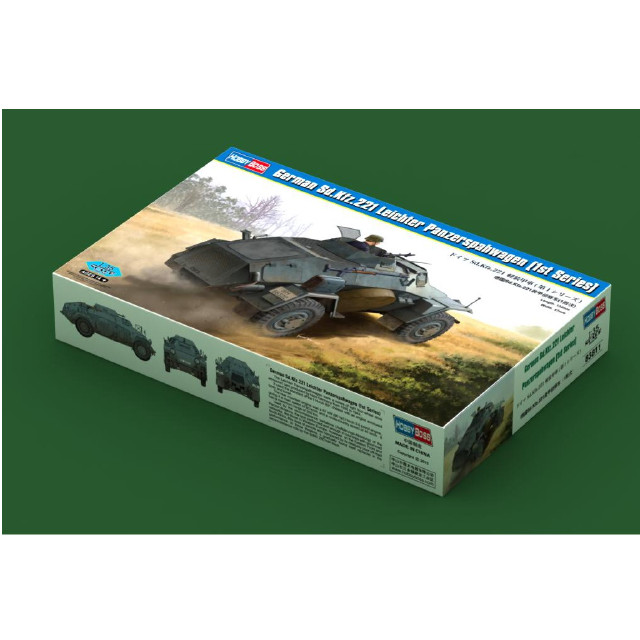 [PTM](再販)ファイティングヴィークルシリーズ 1/35 ドイツ Sd.Kfz.221 軽装甲車(第1シリーズ) プラモデル(83811) HOBBY BOSS(ホビーボス)